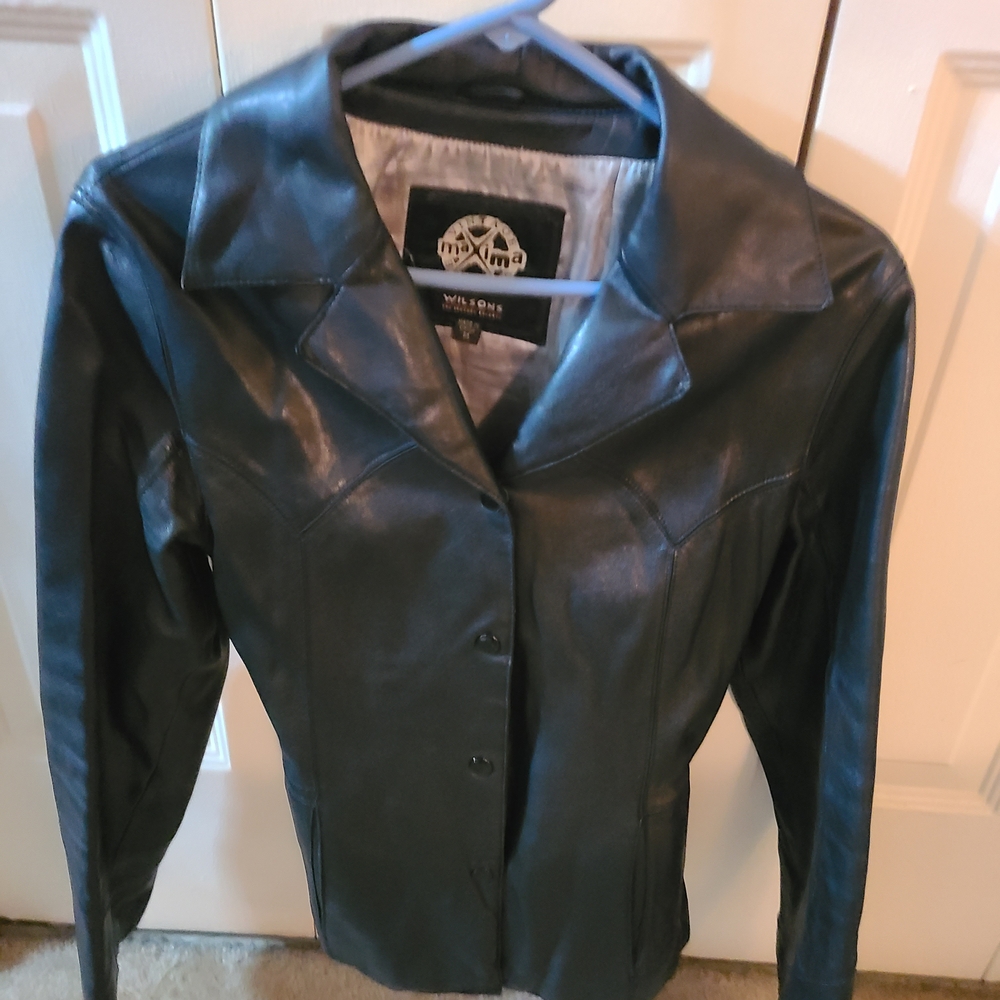 Wilson Women's Dark Leather Jacket